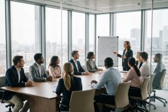 Groupe diversifié en formation professionnelle en entreprise
