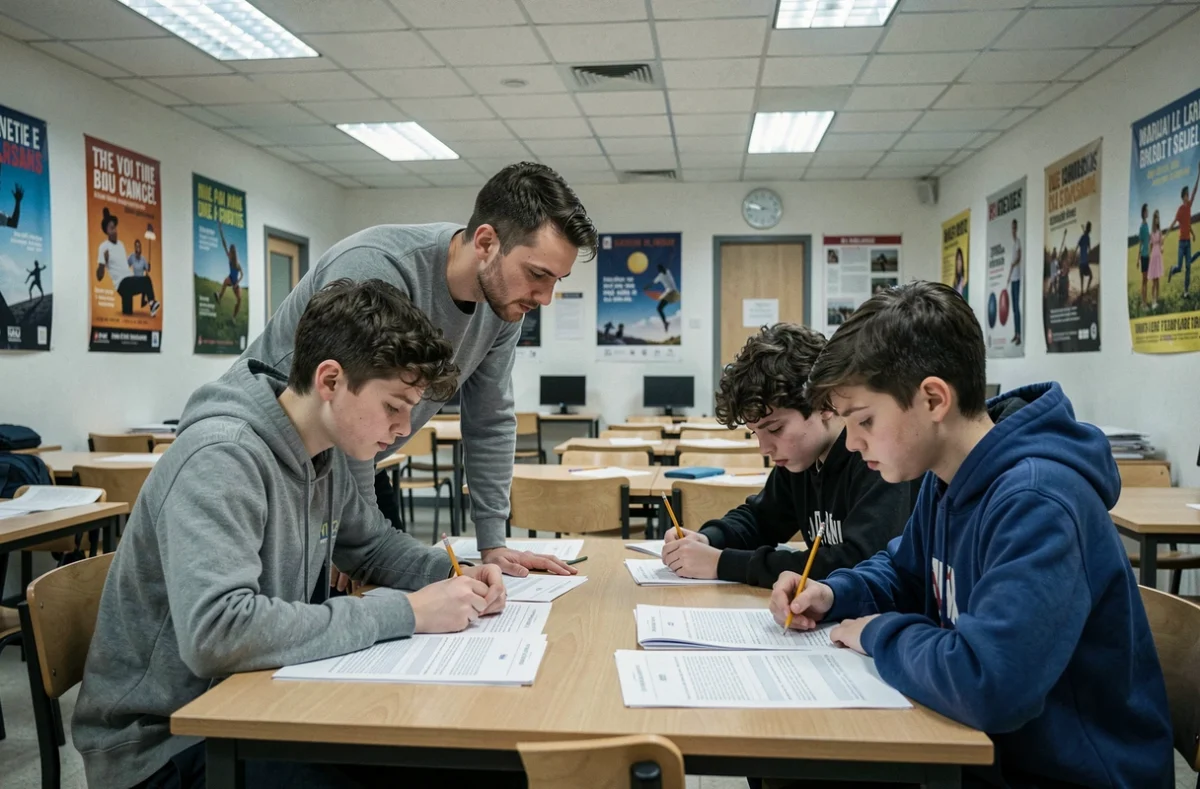 Séance de soutien scolaire intensif dans un centre Notre École du Val-d'Oise